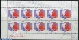 Germany, Federal Republic 2000 Bach M/s, Mint NH, Performance Art - Music - Unused Stamps