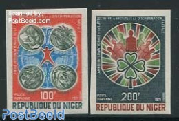 Niger 1971 Anti Racism 2v, Imperforated, Mint NH, History - Anti Racism - Ohne Zuordnung