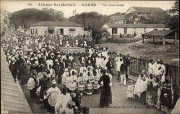CPA Dakar, Senegal, Prozession - Sénégal