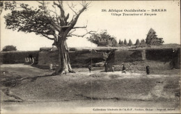 CPA Senegal, Westafrika, Toucouleur Dorf, Moschee - Sénégal