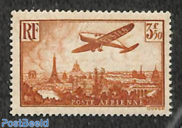 France 1936 3.50F, Stamp Out Of Set, Unused (hinged), Transport - Aircraft & Aviation - Ongebruikt