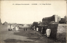 CPA Dakar, Senegal, Ein Bambara-Dorf - Sénégal