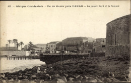 CPA Gorée Dakar Senegal, Die Nordspitze Und Die Rotunde - Sénégal