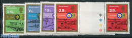 Guernsey 1982 Scouting 75th Anniversary 3 Gutter Pairs, Mint NH, Sport - Scouting - Guernesey
