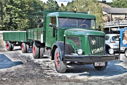 Vomag 4,5 LHG  Ancien Camion (1940) - 15x10cms PHOTO - Transporter & LKW