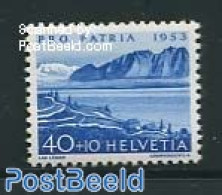 Switzerland 1953 40+10c, Stamp Out Of Set, Mint NH - Ongebruikt