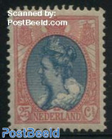 Netherlands 1899 25c, Pink/blue, Stamp Out Of Set, Unused (hinged) - Neufs