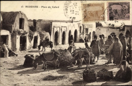 CPA Médenine Tunesien, Place Du Cafard - Tunisia