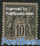 France 1877 10c, Type II, Stamp Out Of Set, Unused (hinged) - Ongebruikt