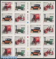 United States Of America 2002 Christmas Foil Booklet S-a, Mint NH, Transport - Various - Stamp Booklets - Automobiles .. - Neufs