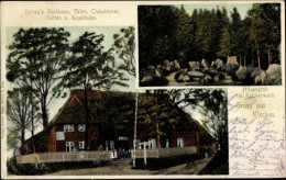 CPA Klecken Rosengarten Niedersachsen, Soltau's Gasthaus, Hünengrab Im Kleckerwald - Autres & Non Classés