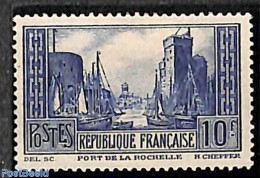 France 1929 10Fr, Type II, Stamp Out Of Set, Unused (hinged), Transport - Ships And Boats - Ongebruikt