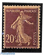 France 1906 20c, GC-Paper, Stamp Out Of Set, Unused (hinged) - Ongebruikt