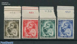 Netherlands 1934 Child Welfare 4v With Plate Numbers, Mint NH - Ungebraucht