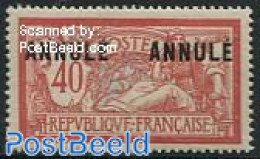 France 1900 40c, ANNULE, Stamp Out Of Set, Unused (hinged) - Ungebraucht