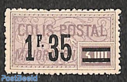 France 1926 1.35 On 3.00, Colis Postal, Stamp Out Of Set, Mint NH - Ongebruikt