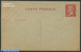 France 1926 Postcard 75c, Pasteur, Unused Postal Stationary - Briefe U. Dokumente