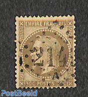 France 1862 30c Brown, Used, Used Stamps - Usati