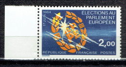 2èmes élections Au Parlement Européen - 17 Juin 1984 - Unused Stamps