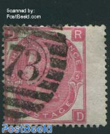 Great Britain 1867 3p, Plate 5, Used, Used Stamps - Gebruikt