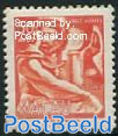 Macao 1951 50A Orange, Stamp Out Of Set, Mint NH - Ongebruikt