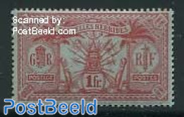New Hebrides 1912 1Fr, Stamp Out Of Set, Mint NH - Unused Stamps