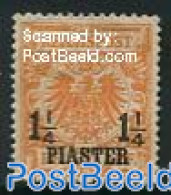 Türkiye 1889 1.25Pia, German Post, Stamp Out Of Set, Unused (hinged) - Altri & Non Classificati