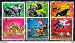 7066  Fauna - Animals - Guinée Bissau Yv 71 à 74 + PA - MNH - 1,25 (12) - Autres & Non Classés