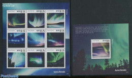 Nevis 2014 Aurora Borealis 2 S/s, Mint NH, Science - Meteorology - Climat & Météorologie