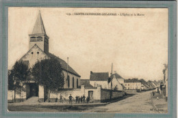 CPA (62) SAINTE-CATHERINE-lez-ARRAS - Aspect Du Quartier De L'Eglise Et De La Mairie En 1914 - Andere & Zonder Classificatie
