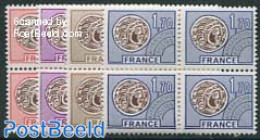 France 1976 Precancels 4v, Blocks Of 4 [+], Mint NH - Neufs