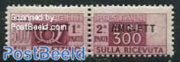 Trieste A-Zone 1949 300L, Parcel Stamp, Stamp Out Of Set, Mint NH - Other & Unclassified