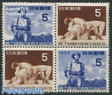 Japan 1952 Sports [+], Mint NH, Sport - Mountains & Mountain Climbing - Sport (other And Mixed) - Ungebraucht