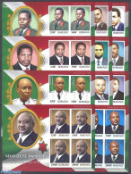 Burundi 2012 Presidents 11v, Imperforated, Mint NH, History - Politicians - Other & Unclassified