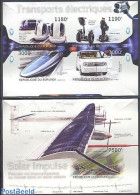 Burundi 2012 Electric Transport 2 S/s, Imperforated, Mint NH, Transport - Automobiles - Aircraft & Aviation - Railways - Autos