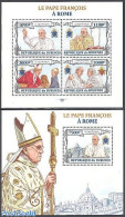 Burundi 2013 Pope Francis 2 S/s, Mint NH, Religion - Pope - Religion - Pausen