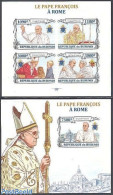 Burundi 2013 Pope Francis 2 S/s, Imperforated, Mint NH, Religion - Pope - Religion - Papes