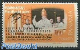 Panama 1968 0.005B, Stamp Out Of Set, Mint NH, Religion - Transport - Pope - Space Exploration - Popes