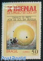 Brazil 1969 50c, Stamp Out Of Set, Mint NH - Unused Stamps