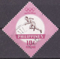 (Philippinen 1960) Olympische Spiele Rom O/used (A5-19) - Estate 1960: Roma