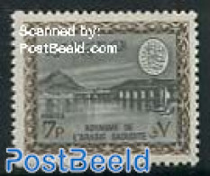 Saudi Arabia 1966 7P, Feisal, Stamp Out Of Set, Mint NH, Nature - Water, Dams & Falls - Saoedi-Arabië