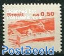 Brazil 1986 Definitive 1v (0.50), Perf 13:12.75, Mint NH, Art - Castles & Fortifications - Ungebraucht