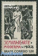 Brazil 1972 Modern Art 1v (from S/s), Mint NH, Art - Modern Art (1850-present) - Paintings - Unused Stamps