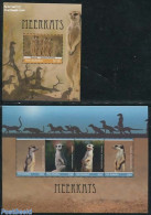 Gambia 2014 Meerkats 2 S/s, Mint NH, Nature - Animals (others & Mixed) - Gambie (...-1964)