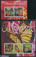 Grenada 2014 Monarch Butterflies 2 S/s, Mint NH, Nature - Butterflies - Other & Unclassified