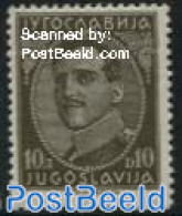 Yugoslavia 1931 10D, Stamp Out Of Set, Unused (hinged) - Unused Stamps