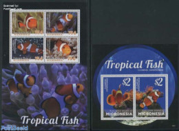 Micronesia 2014 Tropical Fish 2 S/s, Mint NH, Nature - Fish - Fishes