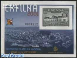 Spain 2001 Exfila S/s, Imperforated (no Postal Value), Mint NH, Philately - Nuevos