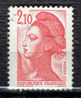 2,10 F Rouge Type Liberté D'après Le Tableau "La Liberté Guidant Le Peuple"  De Delacroix - Ongebruikt