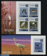 Solomon Islands 2014 Water Birds 2 S/s, Mint NH, Nature - Birds - Solomoneilanden (1978-...)